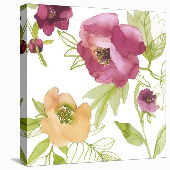 Spring Peony-Sandra Jacobs-Stretched Canvas