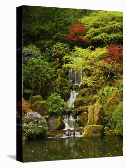 Spring, Portland Japanese Garden, Portland, Oregon, USA-Michel Hersen-Premier Image Canvas