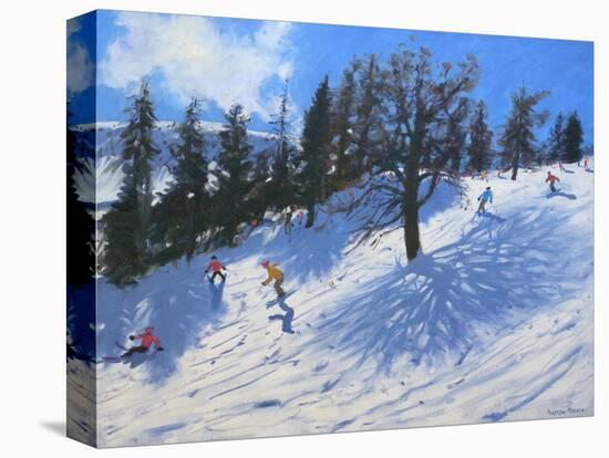 Spring Skiers, Verbier, 2010-Andrew Macara-Premier Image Canvas