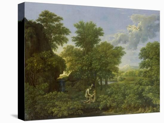 Spring, (The Earthly Paradise), 1660-1664-Nicolas Poussin-Premier Image Canvas