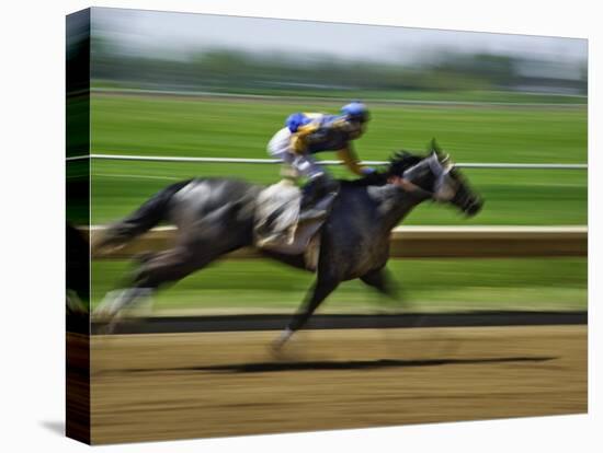 Spring Thoroughbred Horse Racing at Keeneland, Kentucky, USA-Adam Jones-Premier Image Canvas