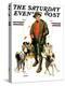 "Springer Spaniels," Saturday Evening Post Cover, November 1, 1930-J.F. Kernan-Premier Image Canvas