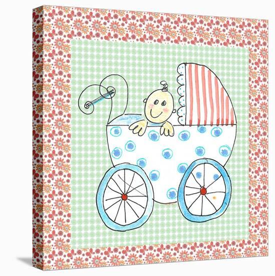 Square Card Baby in Carriage-Effie Zafiropoulou-Premier Image Canvas