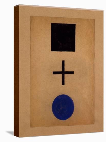 Square, Cross, Circle, 1919-1920 (Gouache Painting)-Kazimir Severinovich Malevich-Premier Image Canvas