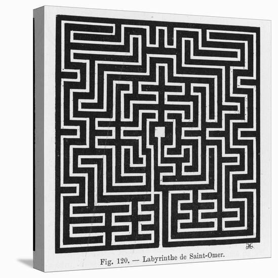 Square Maze in the Church of Saint-Omer France-null-Premier Image Canvas