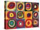 Squares with Concentric Circ-Wassily Kandinsky-Stretched Canvas