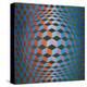 Squares-Victor Vasarely-Stretched Canvas