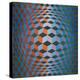 Squares-Victor Vasarely-Stretched Canvas