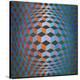 Squares-Victor Vasarely-Stretched Canvas