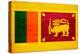 Sri Lanka Flag Design with Wood Patterning - Flags of the World Series-Philippe Hugonnard-Stretched Canvas