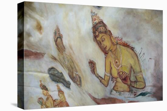 Sri Lanka, Sigiriya. Fresco of 'The Maidens of the Clouds'.-Cindy Miller Hopkins-Premier Image Canvas