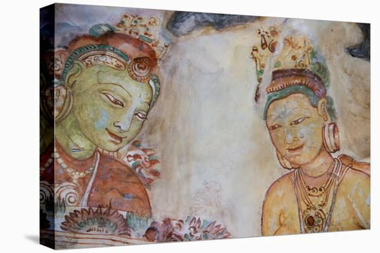 Sri Lanka, Sigiriya. Fresco of 'The Maidens of the Clouds'.-Cindy Miller Hopkins-Premier Image Canvas
