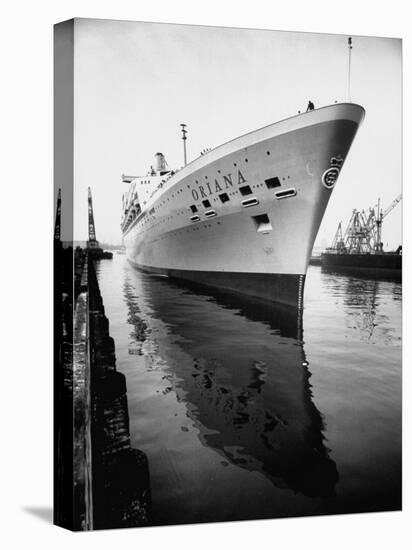 SS Oriana New Ship Passenger Liner Maiden Voyage in Pacific Ocean-Ralph Crane-Premier Image Canvas