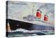 Ss United States Maiden Voyage in 1952-American School-Premier Image Canvas