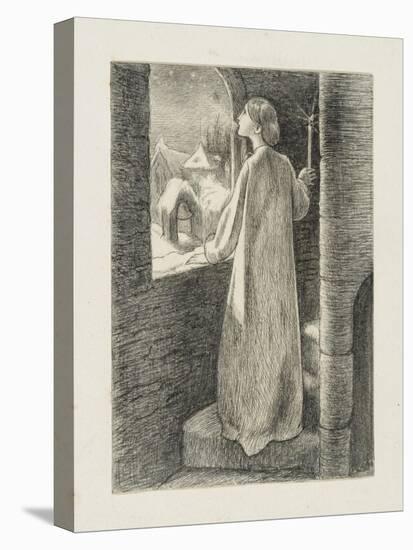 St Agnes Eve-John Everett Millais-Premier Image Canvas