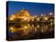 St. Angelo Castle and St. Angelo Bridge, Rome, Lazio, Italy-Marco Cristofori-Premier Image Canvas