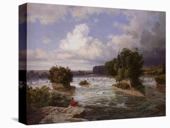 St. Anthony Falls as it Appeared in 1848, 1855-Henry Lewis-Premier Image Canvas