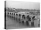 St. Anthony's Falls and Stone Arch Bridge-null-Premier Image Canvas