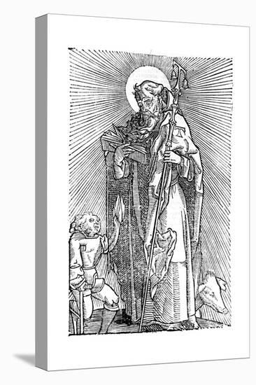 St Anthony the Great, Egyptian Aesthetic-null-Premier Image Canvas