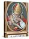 St. Augustine (354-430). African Bishop, Doctor and Father of the Church-Prisma Archivo-Premier Image Canvas