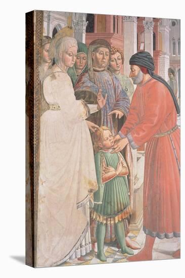 St. Augustine as a Boy, from the Life of St. Augustine-Benozzo di Lese di Sandro Gozzoli-Premier Image Canvas