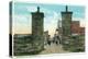 St. Augustine, Florida - View of the City Gates-Lantern Press-Stretched Canvas