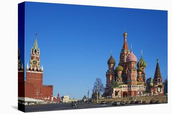 St. Basil's Cathedral, Red Square, UNESCO World Heritage Site, Moscow, Russia, Europe-Bruno Morandi-Premier Image Canvas