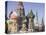 St. Basil's Christian Cathedral in Winter Snow, Moscow, Russia-Gavin Hellier-Premier Image Canvas