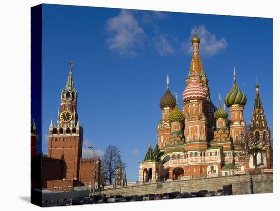 St. Basils Cathedral, Red Square, UNESCO World Heritage Site, Moscow, Russia, Europe-Lawrence Graham-Premier Image Canvas