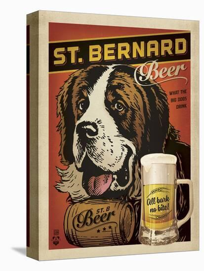 St. Bernard Beer-null-Stretched Canvas