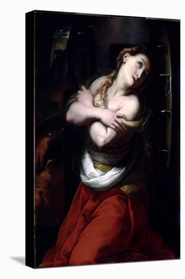 St. Catherine (Oil on Linen)-Giulio Cesare Procaccini-Premier Image Canvas