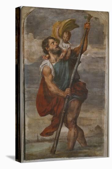 St. Christopher, 1523-24-Titian (Tiziano Vecelli)-Premier Image Canvas