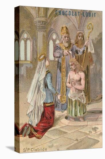 St Clotilde, Second Wife of Clovis I, King of the Franks-null-Premier Image Canvas
