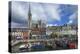 St Coleman's Cathedral from the Harbour, Cobh,County Cork, Ireland-null-Premier Image Canvas