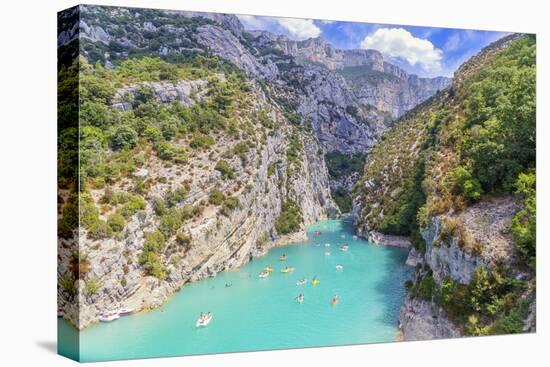 St. Croix Lake, Gorges du Verdon, Provence-Alpes-Cote d'Azur, Provence, France-Marco Simoni-Premier Image Canvas