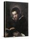 St Dominic (Oil on Canvas, 1625)-Guercino (1591-1666)-Premier Image Canvas