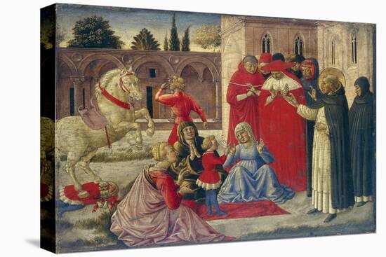 St Dominic Resurrects Napoleone Orsini, 1461-1462-Benozzo Gozzoli-Premier Image Canvas