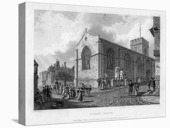 St Ebbe's Church, Oxford, 1835-John Le Keux-Premier Image Canvas