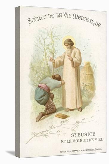 St Eusice and the Honey Thief-null-Premier Image Canvas