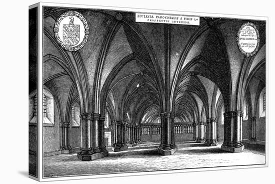 St Faith's Church in the Crypt of Old St Paul's Cathedral, London, 1657-Wenceslaus Hollar-Premier Image Canvas