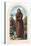 St. Fiacre. Irish Hermit Monk Born in 7th Century. Patron of Gardeners. Nineteenth Century…-null-Premier Image Canvas