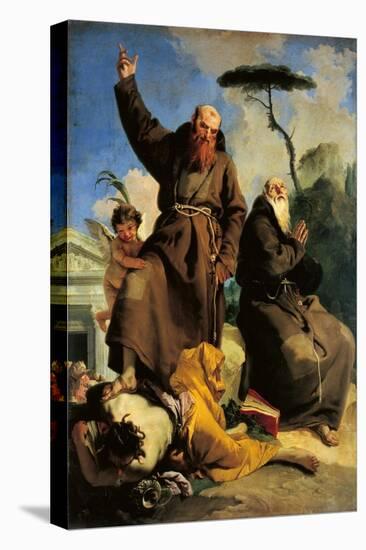 St. Fidelis of Sigmaringen & St. Joseph of Leonessa-Giambattista Tiepolo-Stretched Canvas