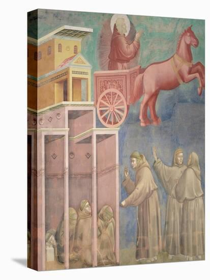 St. Francis Appears to His Companions in a Chariot of Fire, 1296-97-Giotto di Bondone-Premier Image Canvas