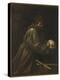 St Francis in Meditation-Caravaggio-Premier Image Canvas