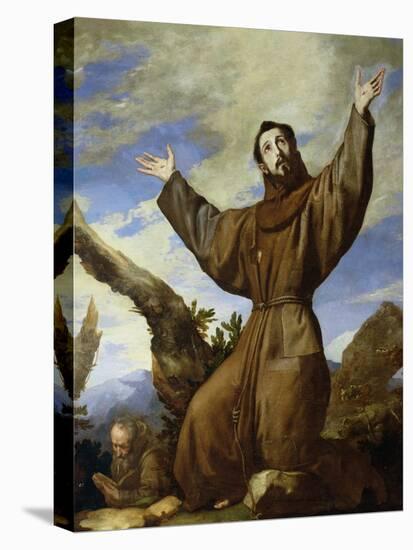 St. Francis of Assisi (circa 1182-1220) 1642-Jusepe de Ribera-Premier Image Canvas