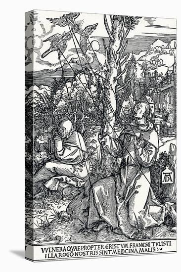 St Francis Receiving the Stigmata, 1504-Albrecht Dürer-Premier Image Canvas