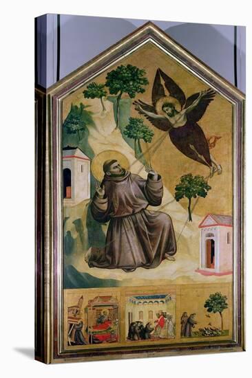 St. Francis Receiving the Stigmata, circa 1295-1300-Giotto di Bondone-Premier Image Canvas