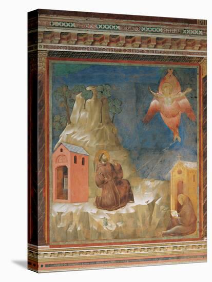 St Francis Receiving the Stigmata-Giotto di Bondone-Premier Image Canvas