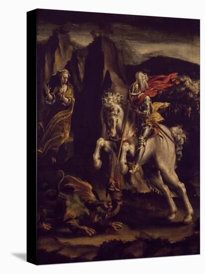 St George and Dragon, 1565-1570-Lelio Orsi-Premier Image Canvas