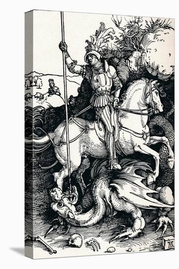 St George and the Dragon, 1505-Albrecht Dürer-Premier Image Canvas